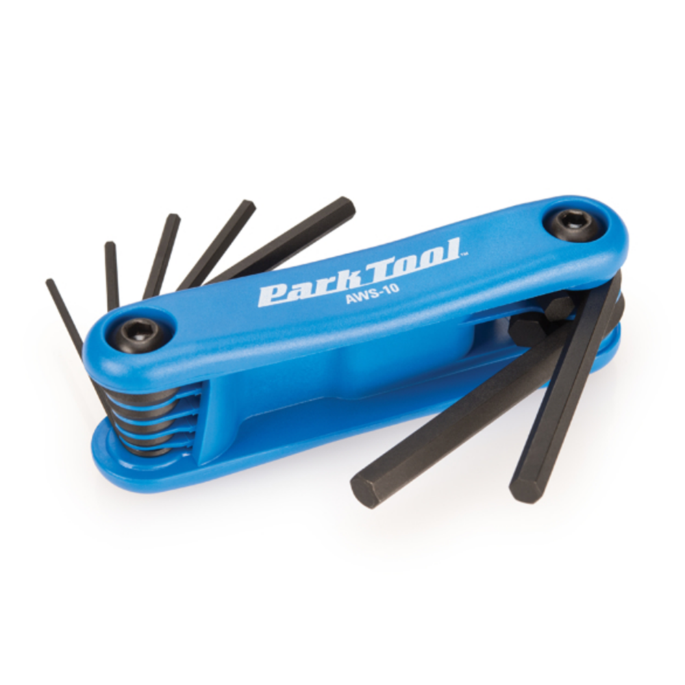 AWS-10-2 JUEGO DE LLAVES ALLEN HEXAGONALES PLEGABLES 1.5 - 6mm PARK TOOL
