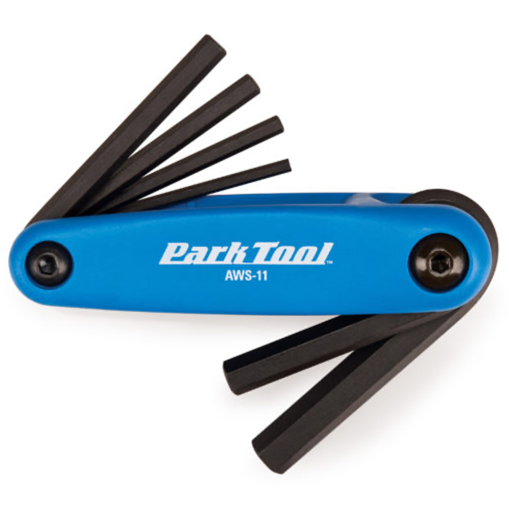 AWS-11 JUEGO DE LLAVES HEXAGONALES PLEGABLES 3 - 10mm PARK TOOL