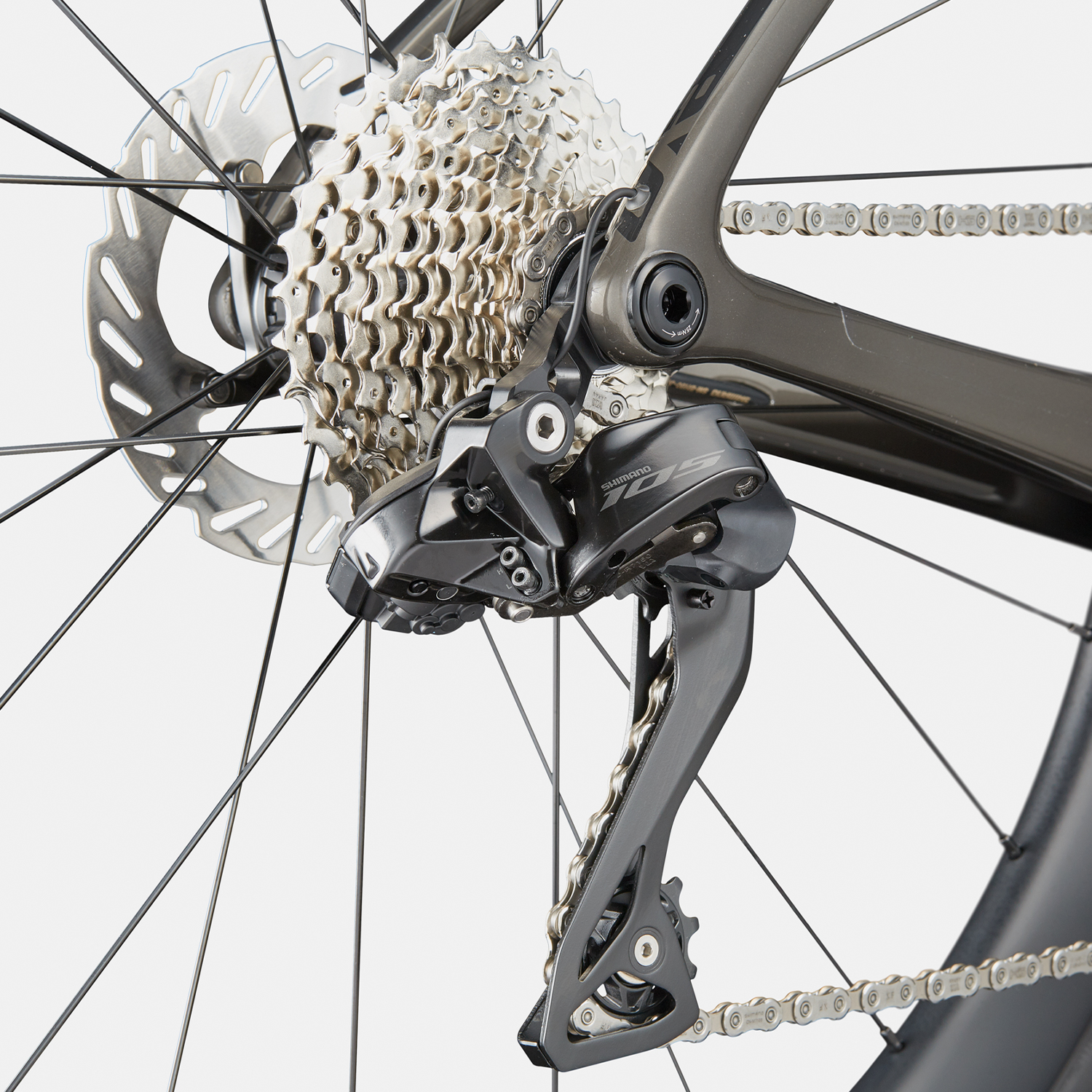 LLHFFFFHLGL Bicicleta Ruta Cannondale SuperSix EVO 5 105 12V. Di2 R7150 (Raw)